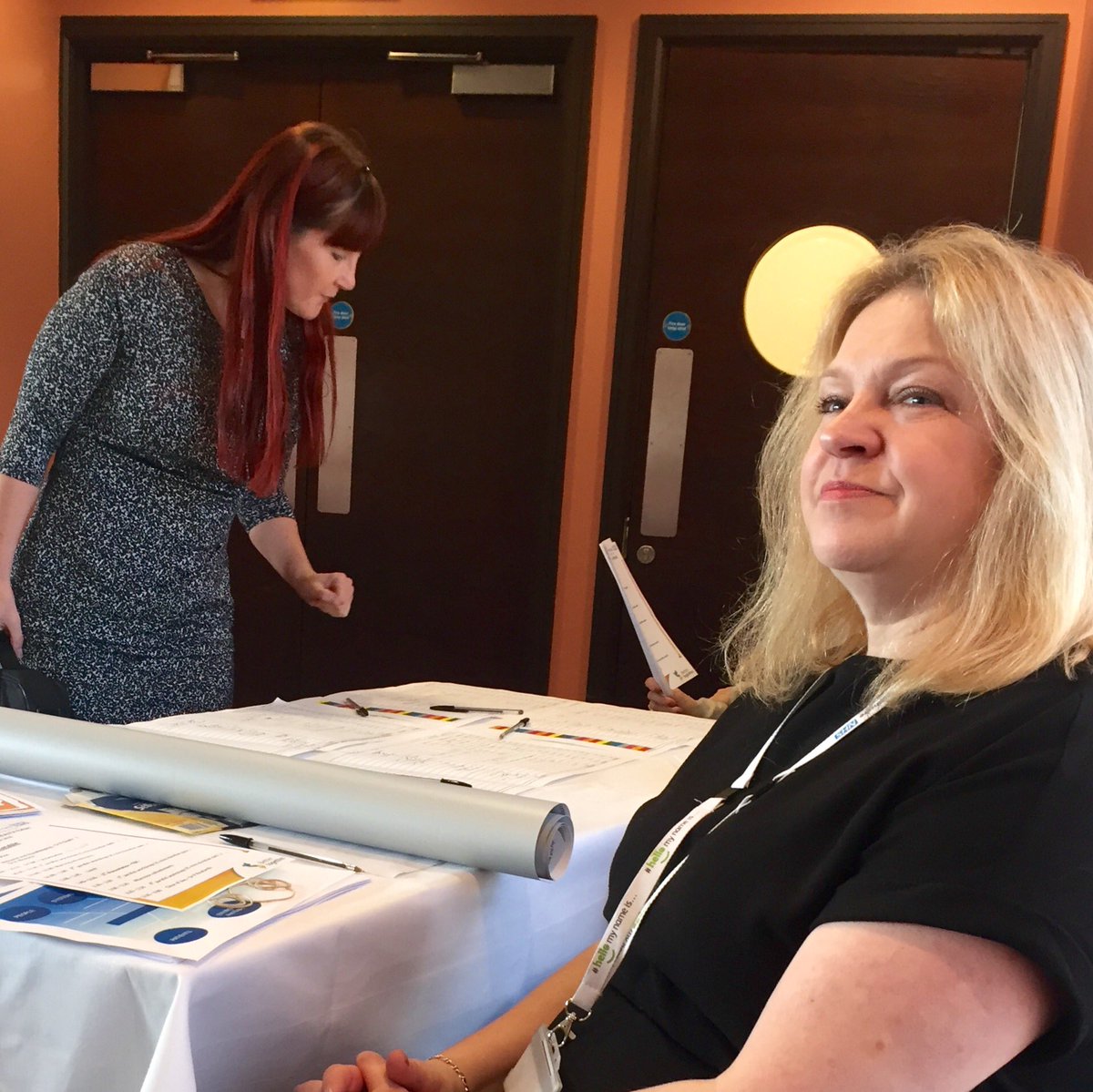 PeopleDevNHS's tweet photo. The Physical Health and Mental Health conference team welcome the delegates today #PHMH https://t.co/nTbiQ15DOo