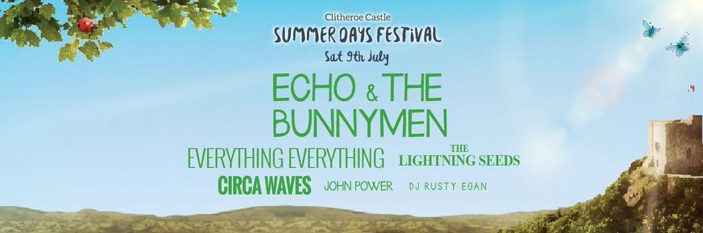 xyzabcxyza's tweet photo. ☀️ SATURDAY 9th JULY ☀️

An unmissable day of live music at Clitheroe Castle! 🎤

Tickets: https://t.co/2jPKPYIbgI https://t.co/qALvdaWKJX