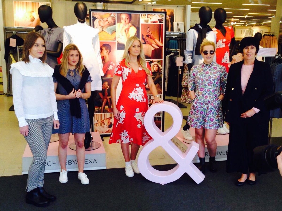 SarieWain's tweet photo. #ARCHIVEBYALEXA brand new collaboration @marksandspencer Liverpool https://t.co/hrWyCpzSzi