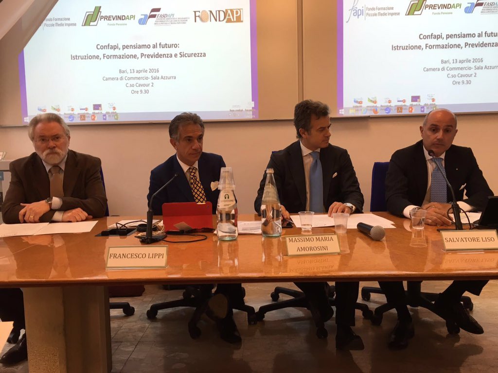 <a href="/Confapi/">Confapi</a> aperto a Bari il confronto su #istruzione,formazione,previdenza e sicurezza