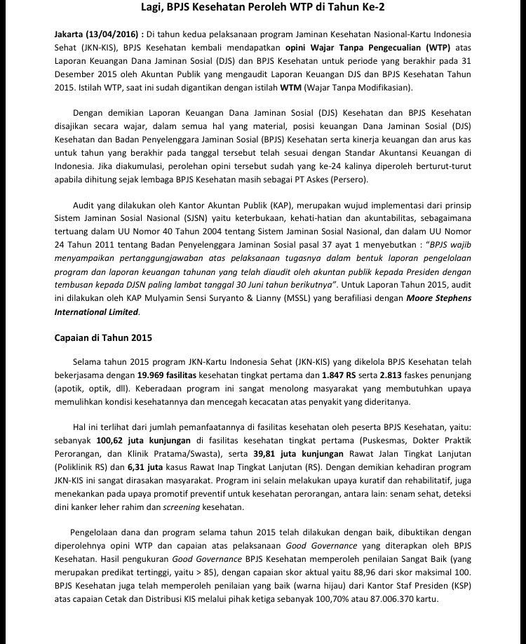 alhamdulillah, demi indonesia yang lebih sehat.

selegkapnya dapat dilihat di bpjs-kesehatan.go.id/bpjs/index.php…