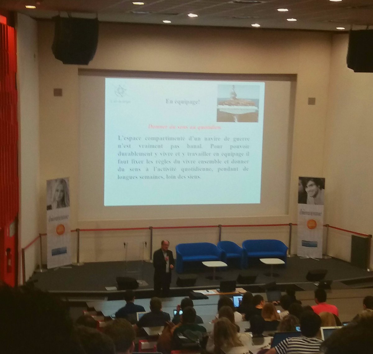 "Nous sommes tous des porc-epics" Conférence de l'Amiral Lajous @Montpellier_BS #FeelMyWeb