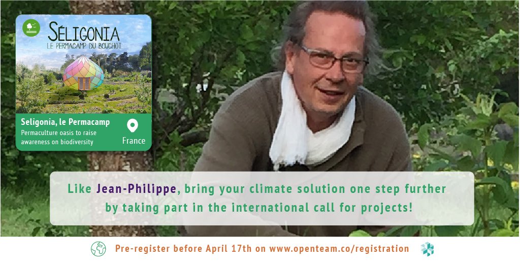 OpenTeamTweet's tweet image. International #callforproject to solve #climatechange: more&amp;amp;more #climatesolutions are signing up! your project too?