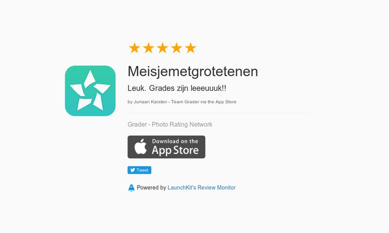 GoGrader's tweet image. 5 Star Review: "Meisjemetgrotetenen: Leuk. Grades zijn leeeuuuk!!" launchkit.io/reviews/x0QWPW…