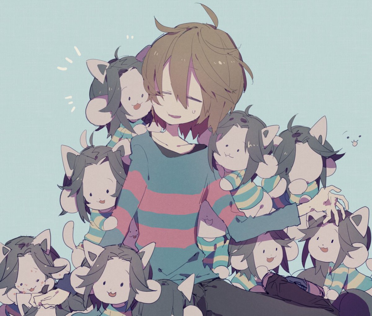 • Not new here 
• New Temmie!
• Detailed / Simi-detailed
• RT/Follow?
#OpenRP

"HOI!"