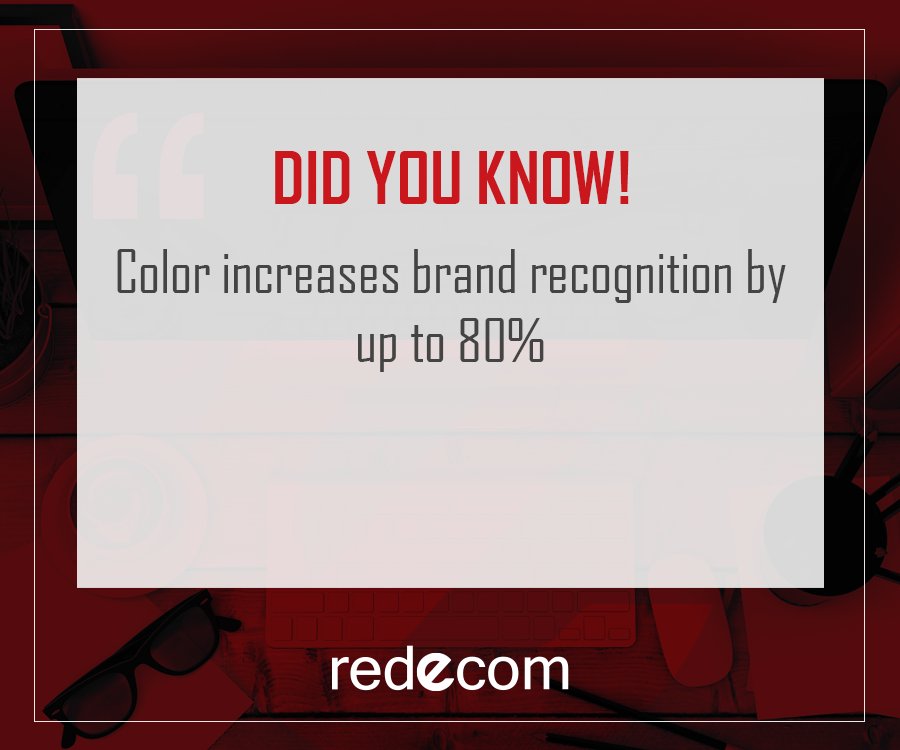 Redecompk's tweet photo. #DidYouKnow Colors are so important for brand recognition #smm #SEO #Twitter #redecom #digitalmarketing https://t.co/VyGVLMUgOT
