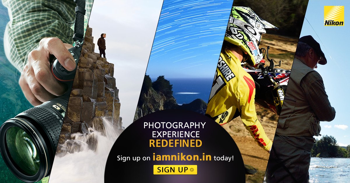 NikonIndia's tweet photo. Sign up on #IAMNIKON &amp; dig deeper into the world of #Photography created especially for you: https://t.co/bNTypWOYBS https://t.co/39pZZsdwCK