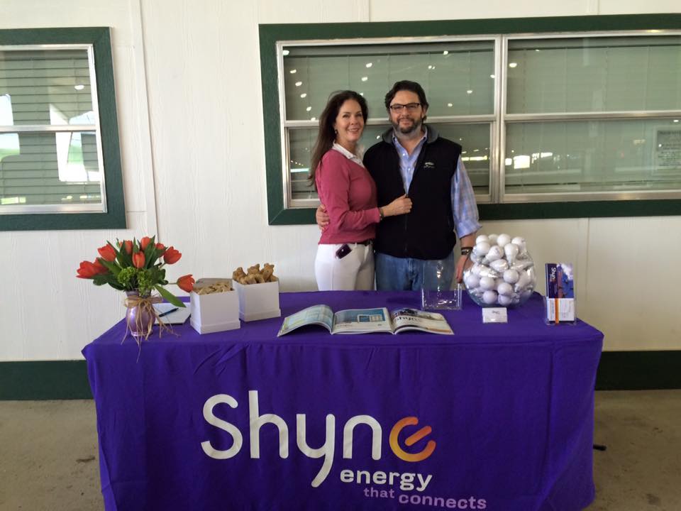 ShyneEnergy's tweet photo. Love our new branded tablecloth from @bullpen Mktg. It looked great at #PinOak2016 as event sponsor & to #giveback https://t.co/V7FUa8bWUr