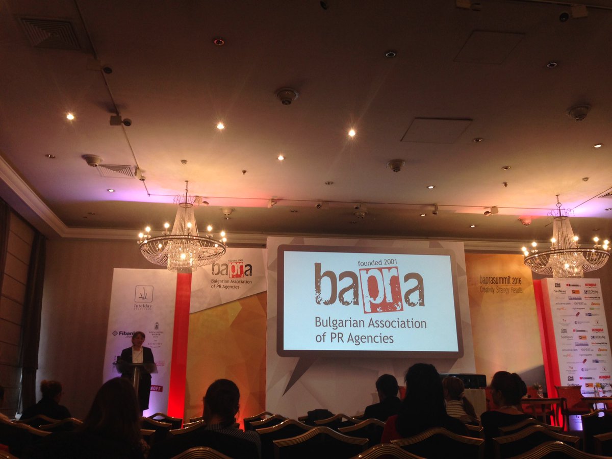 StartUPatBlg's tweet photo. We have a representative of the #StartUP team at the #BAPRAsummit, Bulgaria! #pr #creativity #strategy #result https://t.co/cI4nLHbTDn