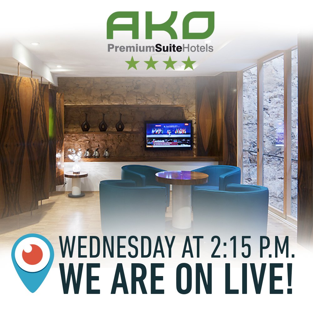 AKOSUITE's tweet photo. ¡Ya estamos a miércoles! Hoy no te pierdas nuestro #periscope semanal! ¡A las 02.15 pm conectamos desde @AKOSUITE! https://t.co/wzBSwKTRHU