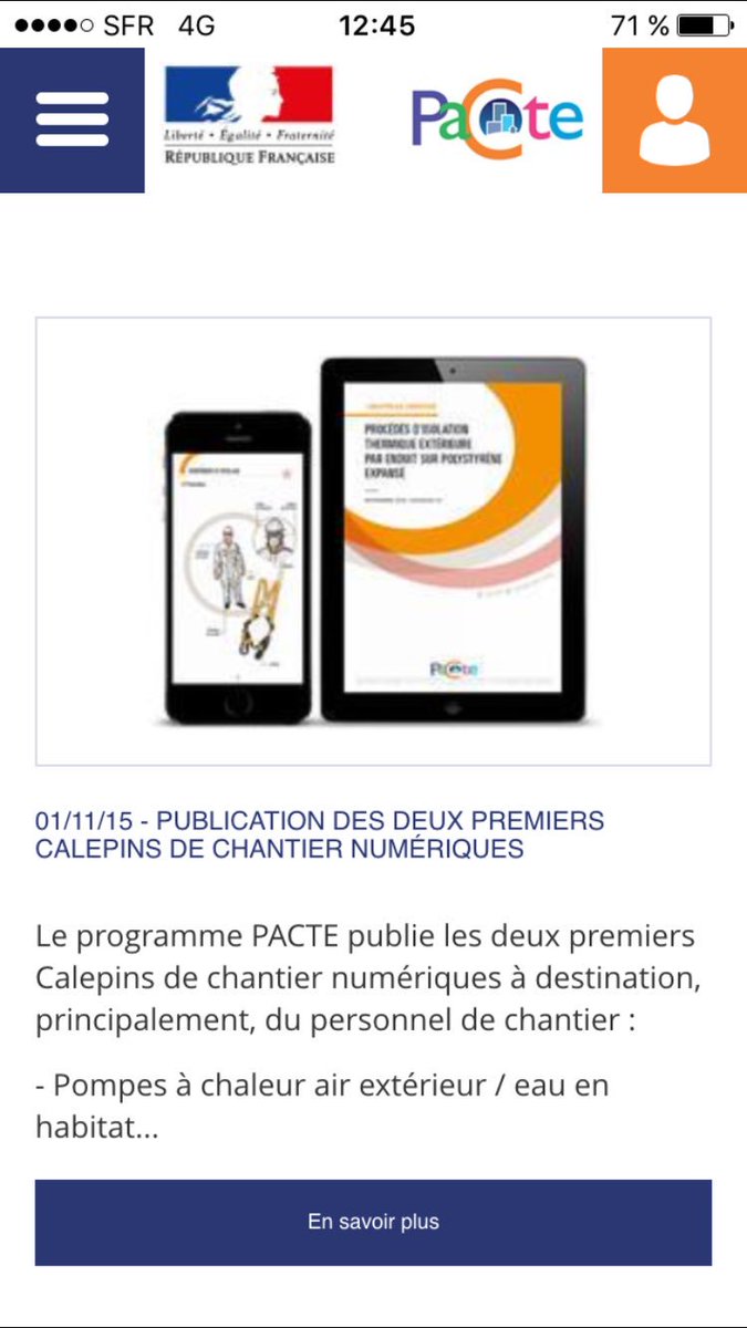 ProgrammePACTE's tweet photo. Venez découvrir les premiers calepins de chantier dans leur format numérique ! Stand 40 AQC des #CAPEBJC @capeb_fr https://t.co/14Yt5OdGU8