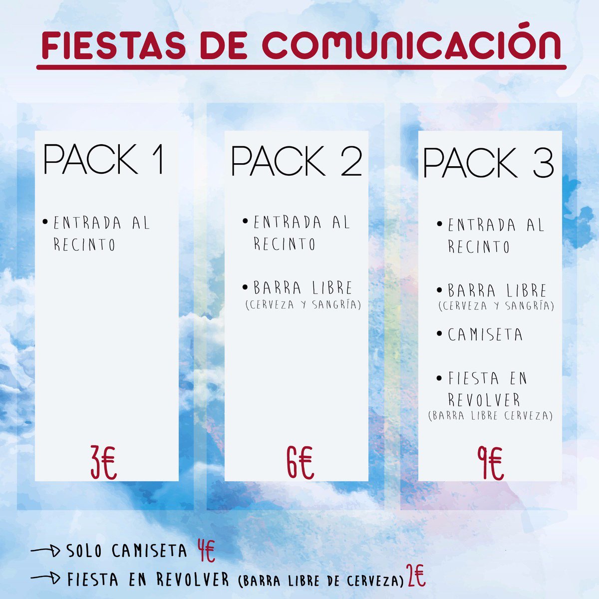ComunicacionUMU's tweet photo. Y aqui teneis la maravillosa y esplendorosa, lista de packs de precios. En plan Carrefour https://t.co/u6MxLIcfiV