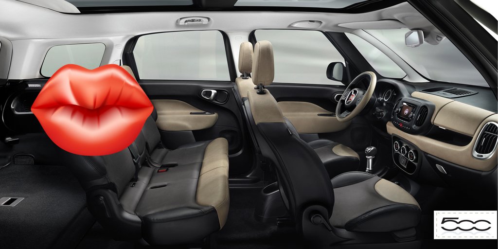 Fiat_es's tweet photo. Hoy es el #DíaInternacionalDelBeso y rendimos homenaje a todos los besos robados dentro de un #Fiat. https://t.co/gilUB1IMj6