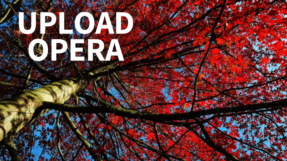 TheUploadOpera's tweet photo. Have you been converted to Opera after one of our concerts? You can help us with our fundraising! #uploadopera https://t.co/x9MmosAG37