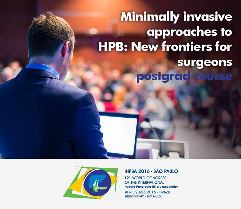 The Postgrad Course “Minimally Invasive Approaches to HPB: New Frontiers for Surgeons" will be held on April 20th.