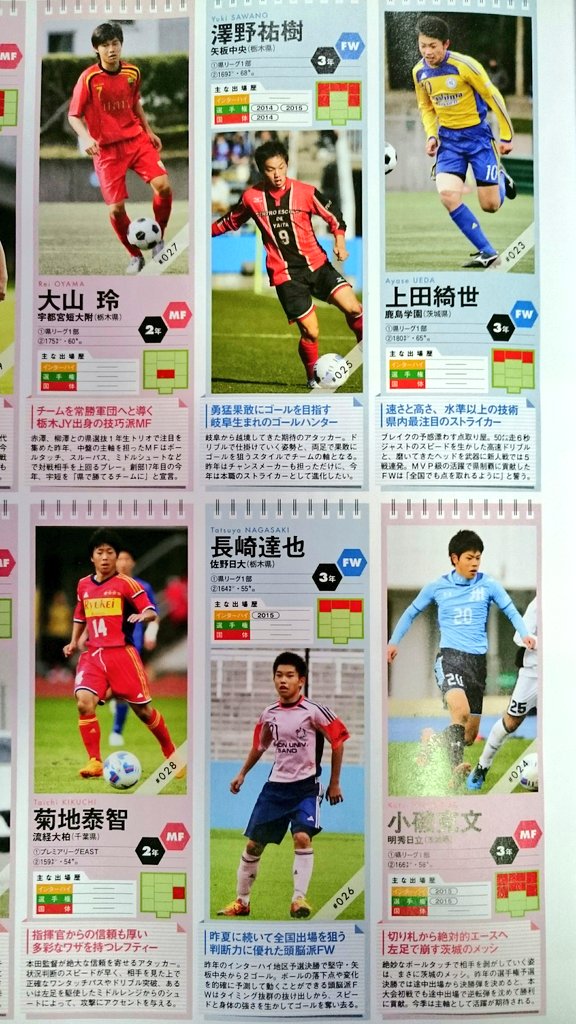 May C 昨日発売の 高校サッカーダイジェストvol 15 16 春 注目選手名鑑 本誌選定193選手 プレー写真 プロフィール にて 茨城県からは明秀日立の小磯君と共に鹿島学園の上田綺世が 県内最注目のストライカー として掲載されました T Co