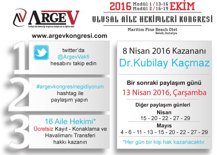 2. Gün <a href="/ArgevVakfi/">Argev Vakfı</a> adresini twitter'da takip edin ve #argevkongresinegidiyorum hashtag ile paylaşım yapın