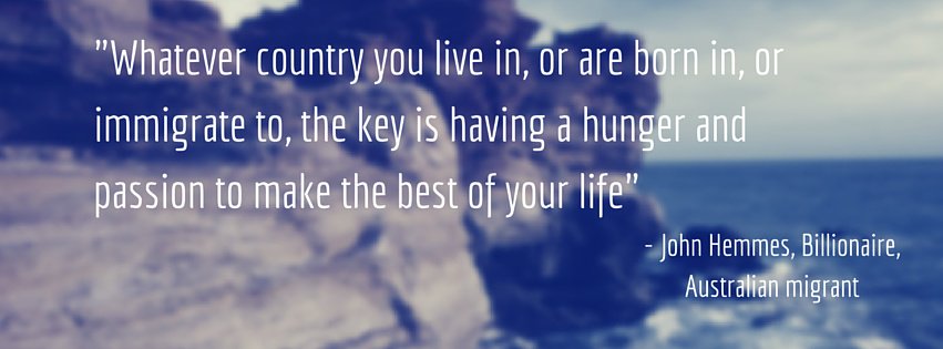 TheImmigrationA's tweet photo. One of Australia's most inspirational migrants. Thanks for the article @ExecutiveStyle https://t.co/dnZ4WzAovd https://t.co/NsJ0AgxCzu