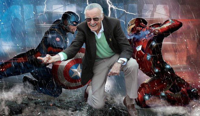 LaCasaDeEL's tweet photo. Stan Lee elige bando para ‘Captain America: Civil War’ https://t.co/iXeCGvGLL0 https://t.co/j2uCPkwiFm