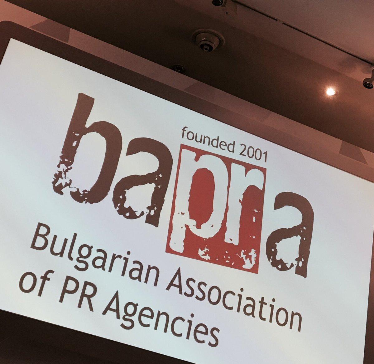 BAPRABulgaria's tweet photo. @Denitsa333 откри официално събитието! #BAPRASummit #baprasummit2016 https://t.co/uNLBhVDjCx