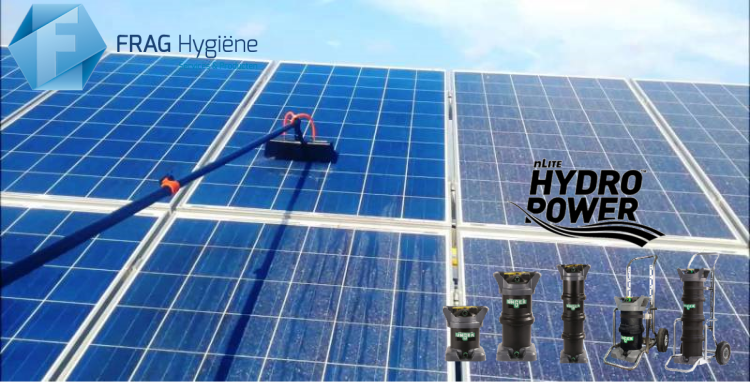 FragHygiene's tweet photo. Zonnepanelen reinigen? Met nLite syteem van @UngerGermany gaat dat probleemloos. #zonneenergie #unger #groen https://t.co/pL4zyUV7FV