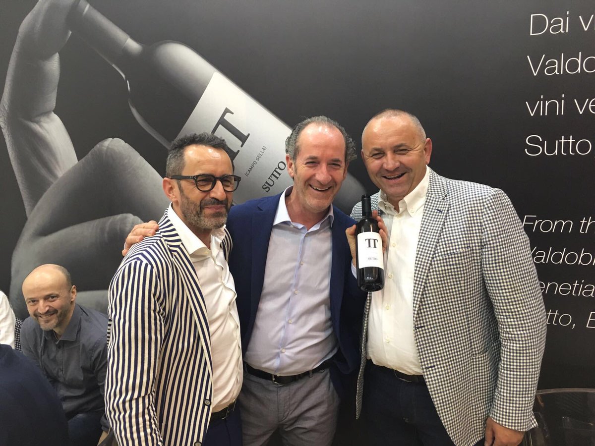 #SuttoWine @Vinitaly2016 ha avuto l'onore di ospitare il Presidente della Regione Veneto Luca Zaia <a href="/zaiapresidente/">Luca Zaia</a>