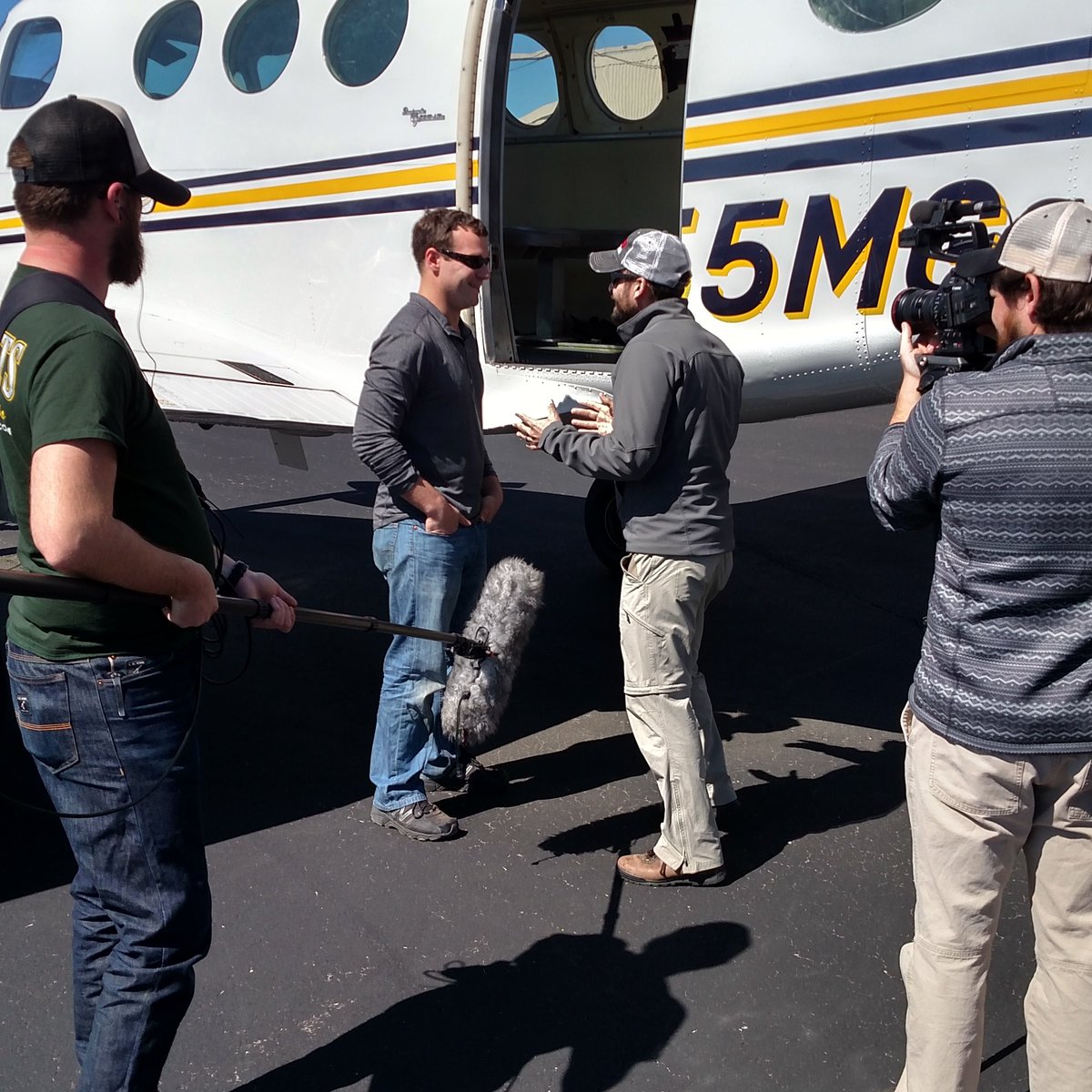 Taylor interviewed by <a href="/erickbaker/">Erick Baker</a> on @TNUncharted after his jump opening weekend. #nashville musiccityskydiving.com