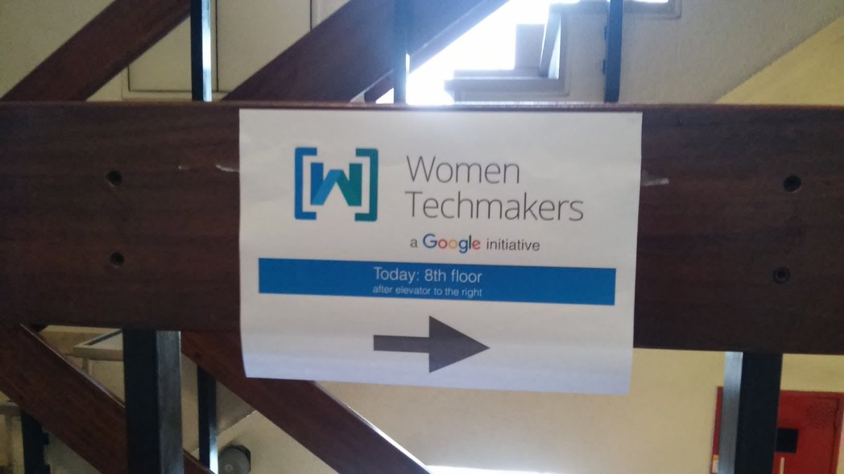 tschi's tweet photo. 1hr to go, everything is ready for the #womentechmakers in #lisbon https://t.co/wKzVgqeJrz
