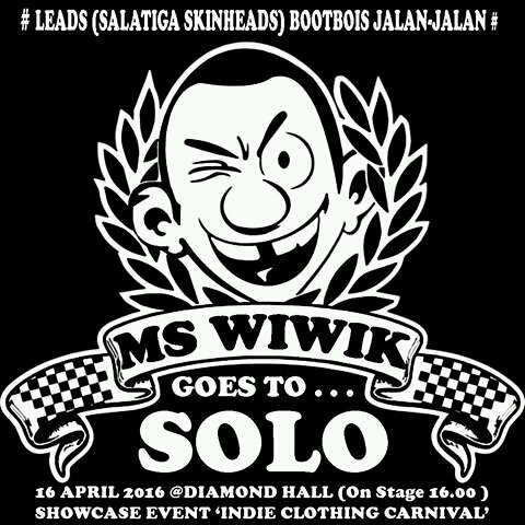 This weekend ... Solo here we come!!
#MsWiwik #Skinhead #Ska #Salatiga #solo #ShowcaseEvent #IndieClothingCarnival