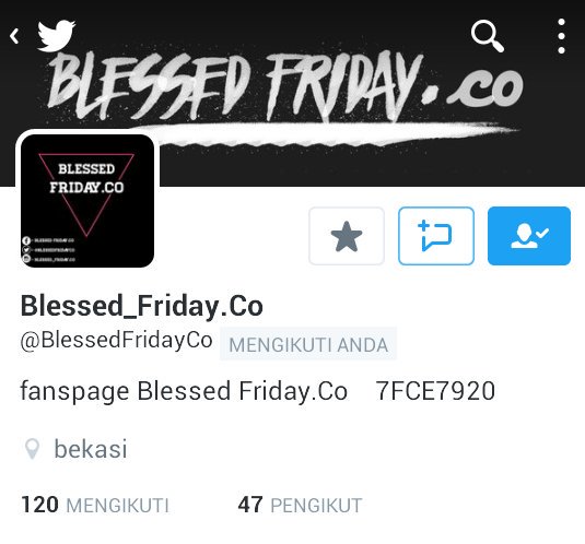 Lets cek and go order guys <a href="/BlessedFridayCo/">Blessed_Friday.Co</a> #kedaiindie