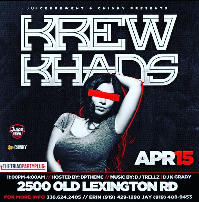 Workn_4_A_Milli's tweet photo. Only 2 days away 😈😈 hope you got your tix Kuz they're only a few left #TheTriadPartyPlug #KrewKHAOS #JuiceKrew https://t.co/Lnp4anEZUj