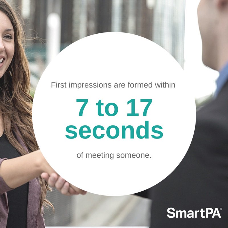 Smart_PA's tweet photo. How important do you think first impressions are in business? #NetworkingFacts https://t.co/lepyGR29Ws