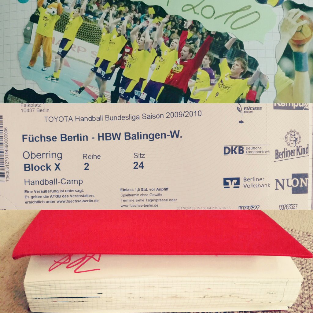MrsHandball's tweet photo. @DKBHBL @FuechseBerlin Wie die Zeit vergeht ! 6 Jahre schon mit dabei 💕 Auf weitere gemeinsame Jahre voller Erfolg💪🏻 https://t.co/2AwoXAqfKz