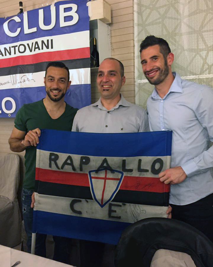 sampdoria's tweet photo. 🎥 #vivilasamp: la festa del #Sampdoria Club #Rapallo "Francesca #Mantovani" ➡ https://t.co/NE2N19lNhx https://t.co/U9GwwlidzK