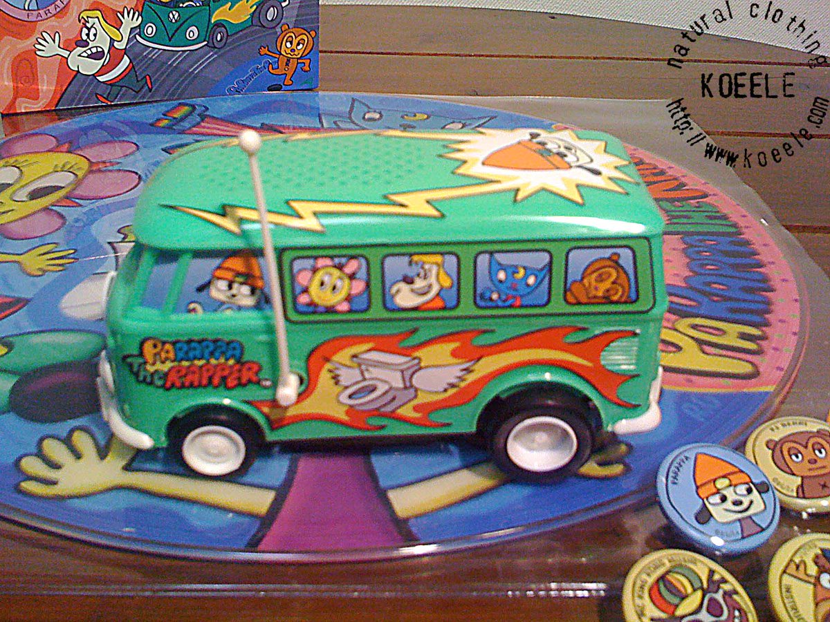 『パラッパラッパー』の「ヴァイナル・キラー」レコードプレーヤー