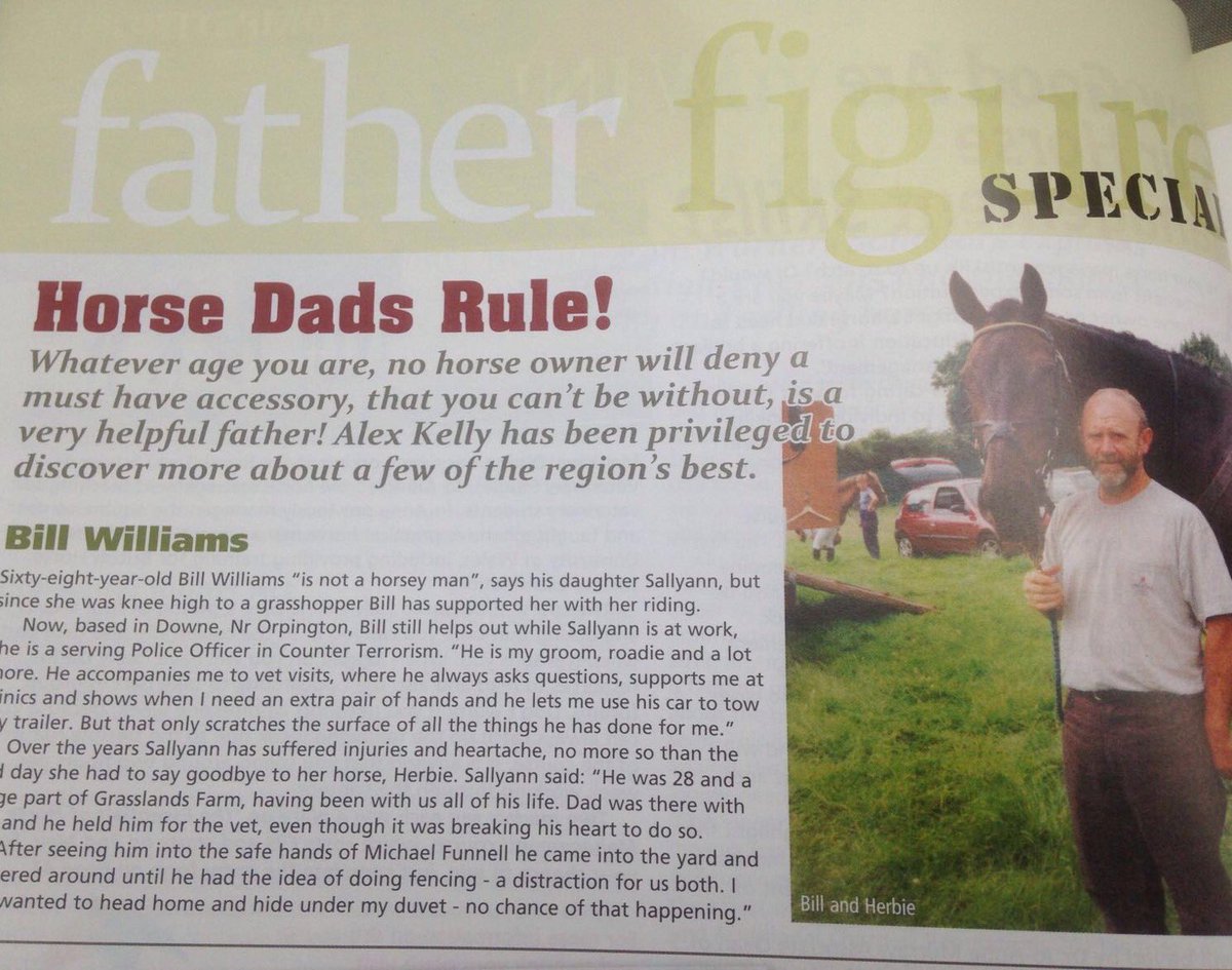 limpsfield_club's tweet photo. Thanks to @localridermag for choosing LRC member @FancyFreeVI dad.Bill is seen a clinics, holding/carrying stuff! https://t.co/jMglekmNlh