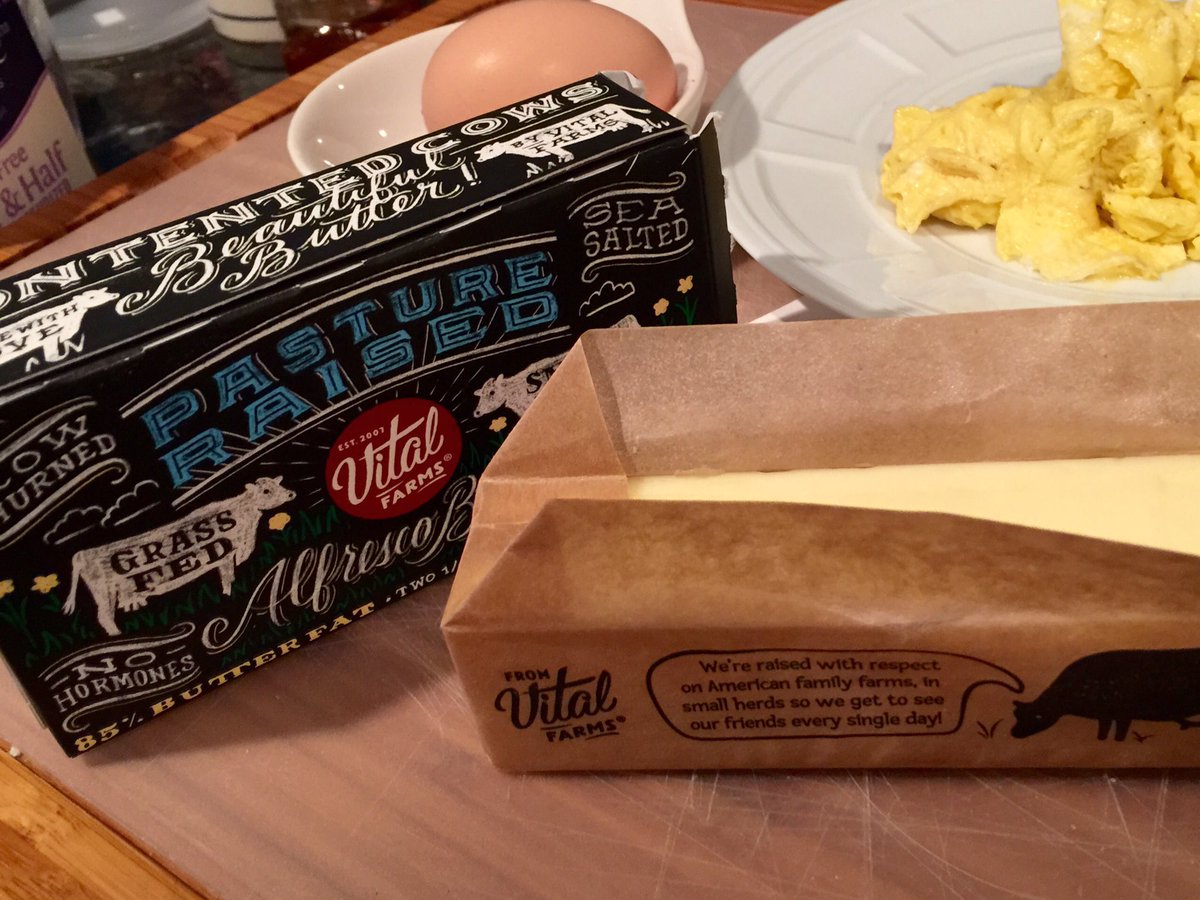 Faith_TXgirl's tweet photo. @vitalfarms Had to try this butter after the pkg caught my eye...and it's amazing! #ContentedCows #BeautifulButter https://t.co/xcl8OgSMqv