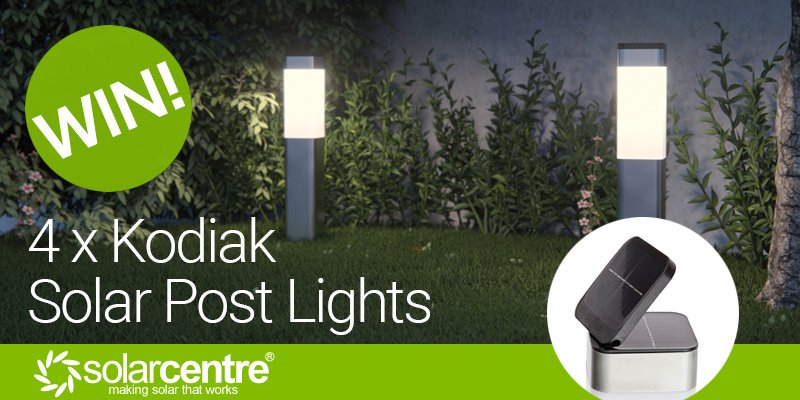 The_RHS's tweet photo. For your chance to win 4 @SolarCentre Kodiak Solar Post Lights simply RT &amp; follow both of us! #NationalGardeningWeek https://t.co/TYW5TztYpi