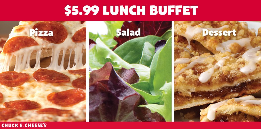 Total 106+ imagen chuck e cheese pizza buffet Abzlocal.mx