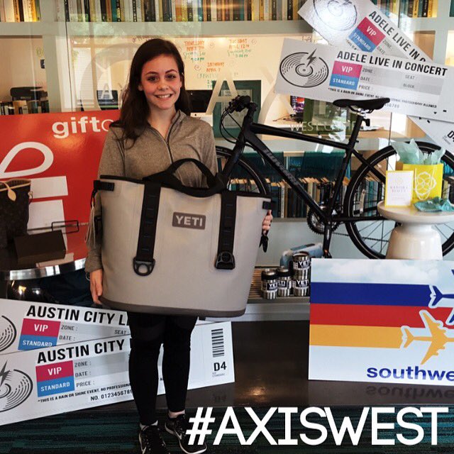 AxisWestCampus's tweet photo. Congrats to our week one raffle winner, Allee!! The second raffle drawing is this Monday!! 🎉😎💰#axiswest #AxisRaffle https://t.co/cFiVAxunJ1