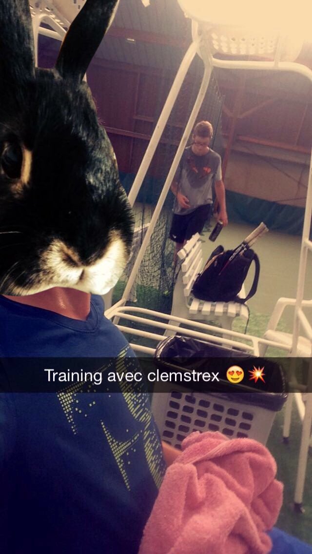 laPoup68's tweet photo. Entrainement avc mon man mtn jcomprend prq il a perdu face à titi #titilaterreur #trainingrabbit https://t.co/yO2zvDFbU9