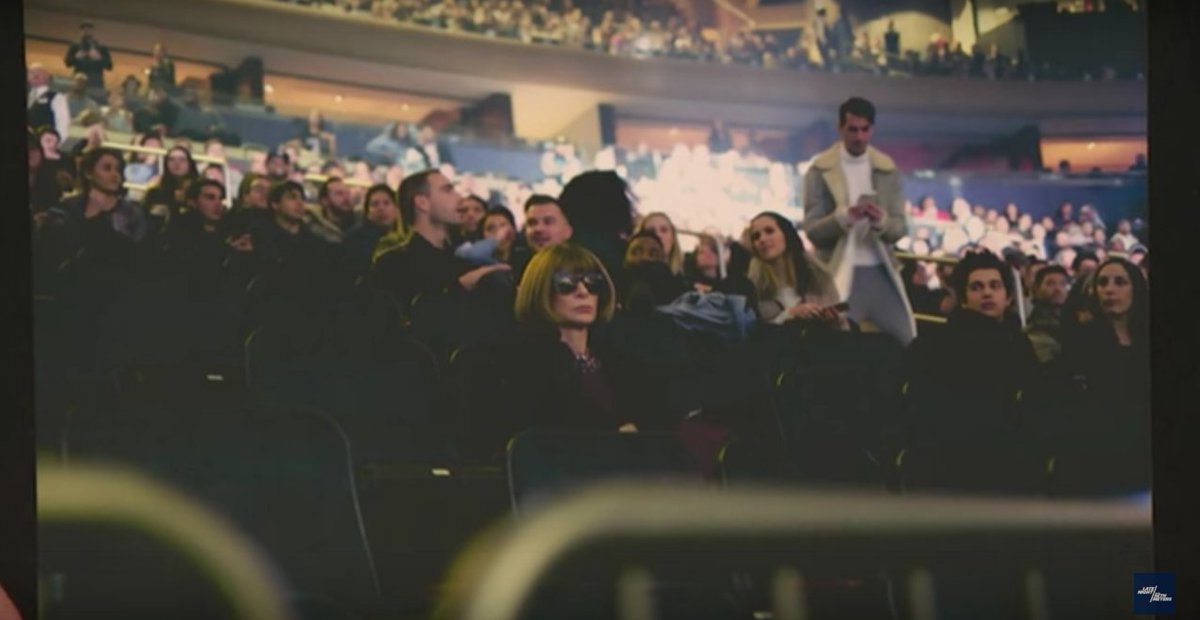 i_D's tweet photo. Anna Wintour got lost in the basement and cried at Yeezy Season 3: https://t.co/6p7Ex2QbYw https://t.co/Pl9gMwLC6Z