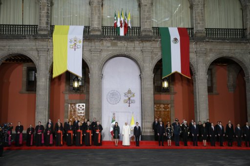 OGR_EN's tweet photo. Ariadna Estévez: Mexicans expect far more from the Pope than we will ever get. https://t.co/0KgpX8kHGC #PopeInMexico https://t.co/cP6ZjXj5Vi