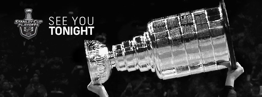 NHL's tweet photo. 16 teams enter. 1 will be victorious. Tonight the quest begins. #StanleyCup https://t.co/nggFWZUDKY