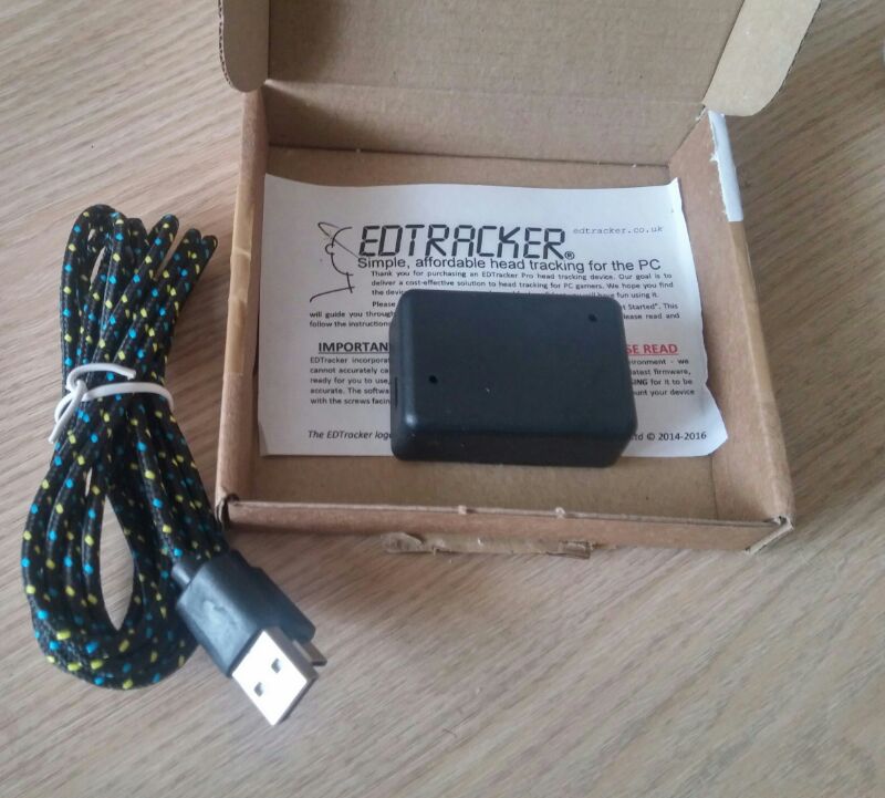 YorkEagle's tweet photo. My #Edtracker Pro has arrived... Let's see how this holds up against the expensive Track IR5 https://t.co/6hnFg1qWYL
