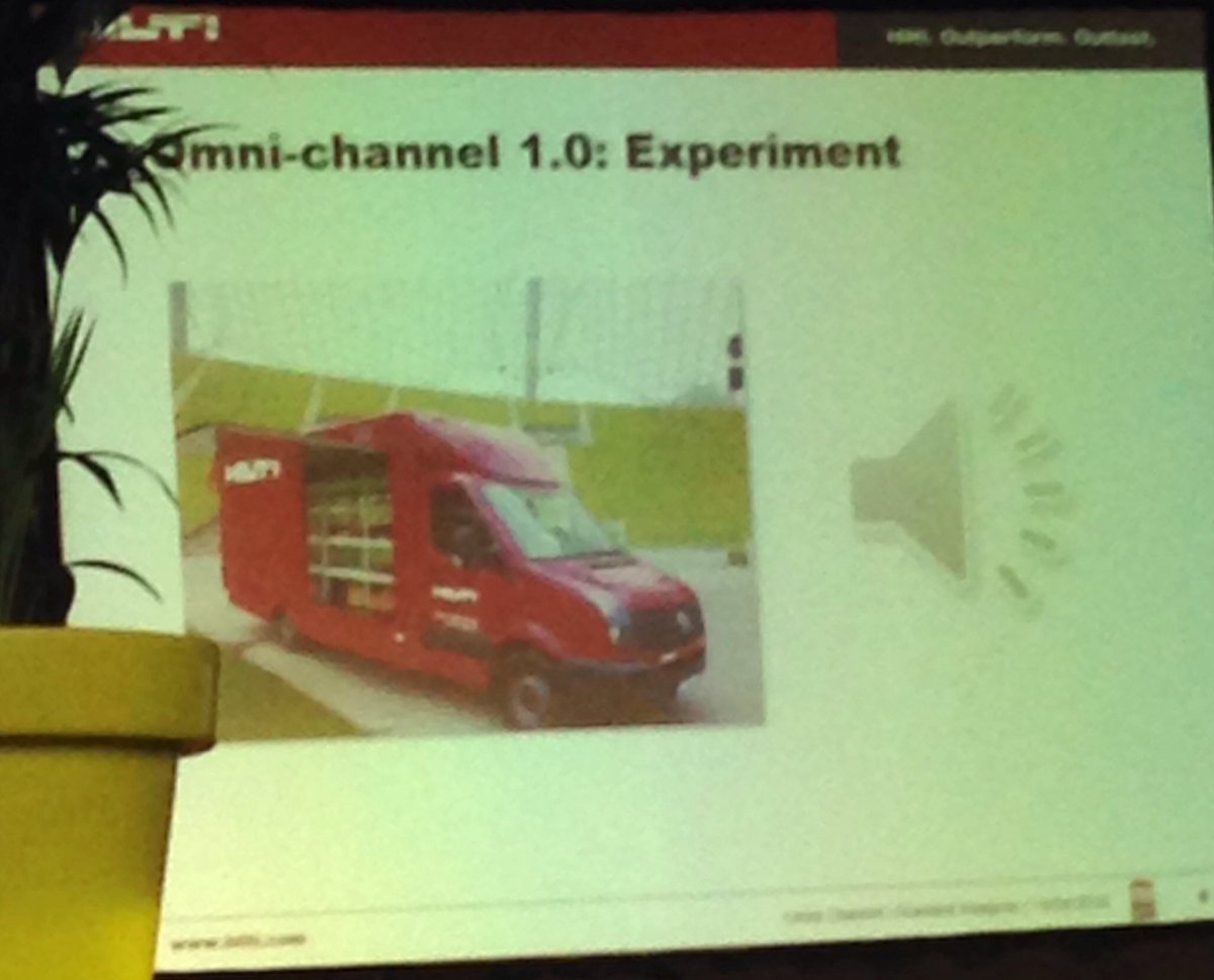 VLO_association's tweet photo. Hilti's own 'SRV-wagen' filled with tools, visiting your construction site. #omni-channel #oclconference https://t.co/jI5ovRpvU0