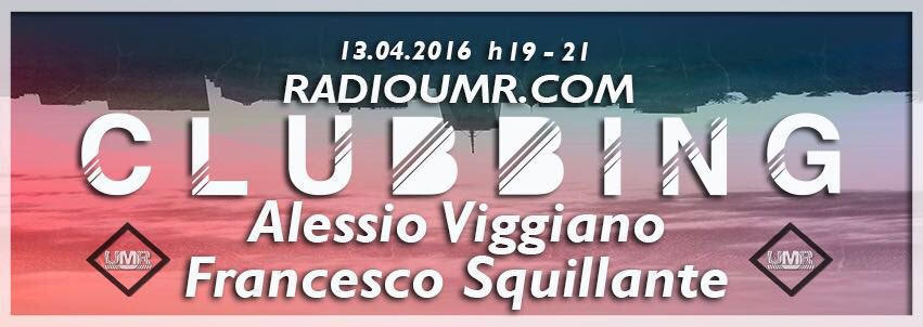 ClubbingUmr's tweet photo. TODAY 13.04.16 @RadioUMR @ClubbingUmr H: 19-21 Francesco Squillante-Alessio Viggiano Live On https://t.co/b0FYEsW4dS https://t.co/36IVjVICDD