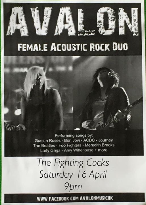 fightingcocks4's tweet image. **LIVE MUSIC AT THE FIGHTING COCKS!!** A first appearance for this fantastic Rock Duo!! #darlobiz #tweetmaster
