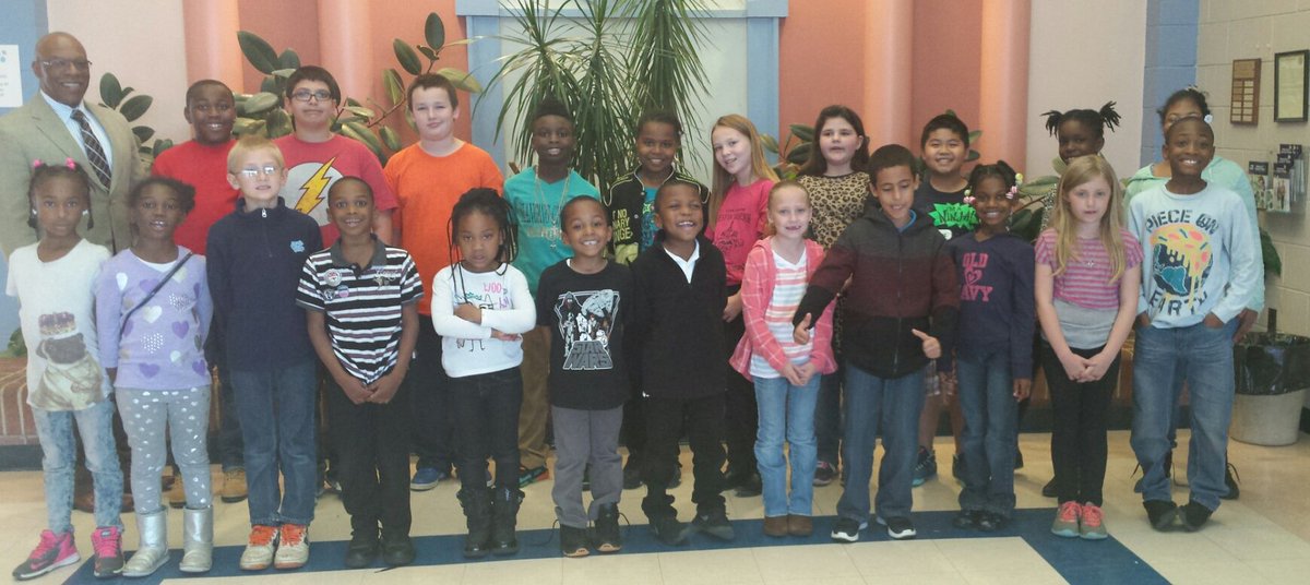 Optimist Club's Top Readers for the third quarter.  <a href="/VanceCoSchools/">Vance County Schools</a> #rocketpride