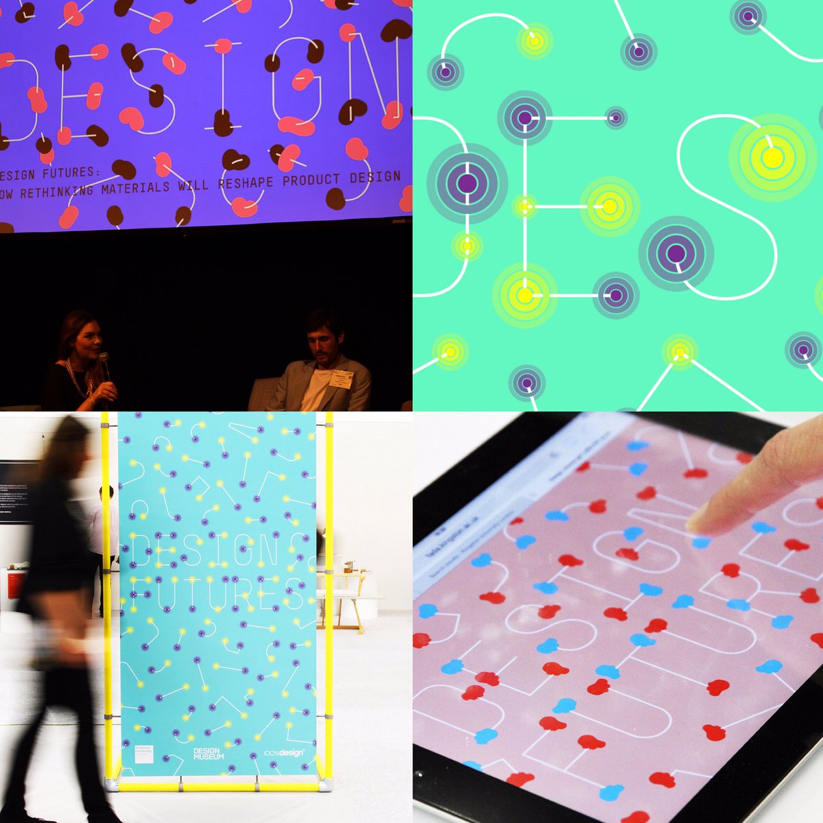 We created this identity &amp; installation for <a href="/DesignMuseum/">the Design Museum</a>. More here→ templo.co.uk/work/design-mu… #branding #exhibition